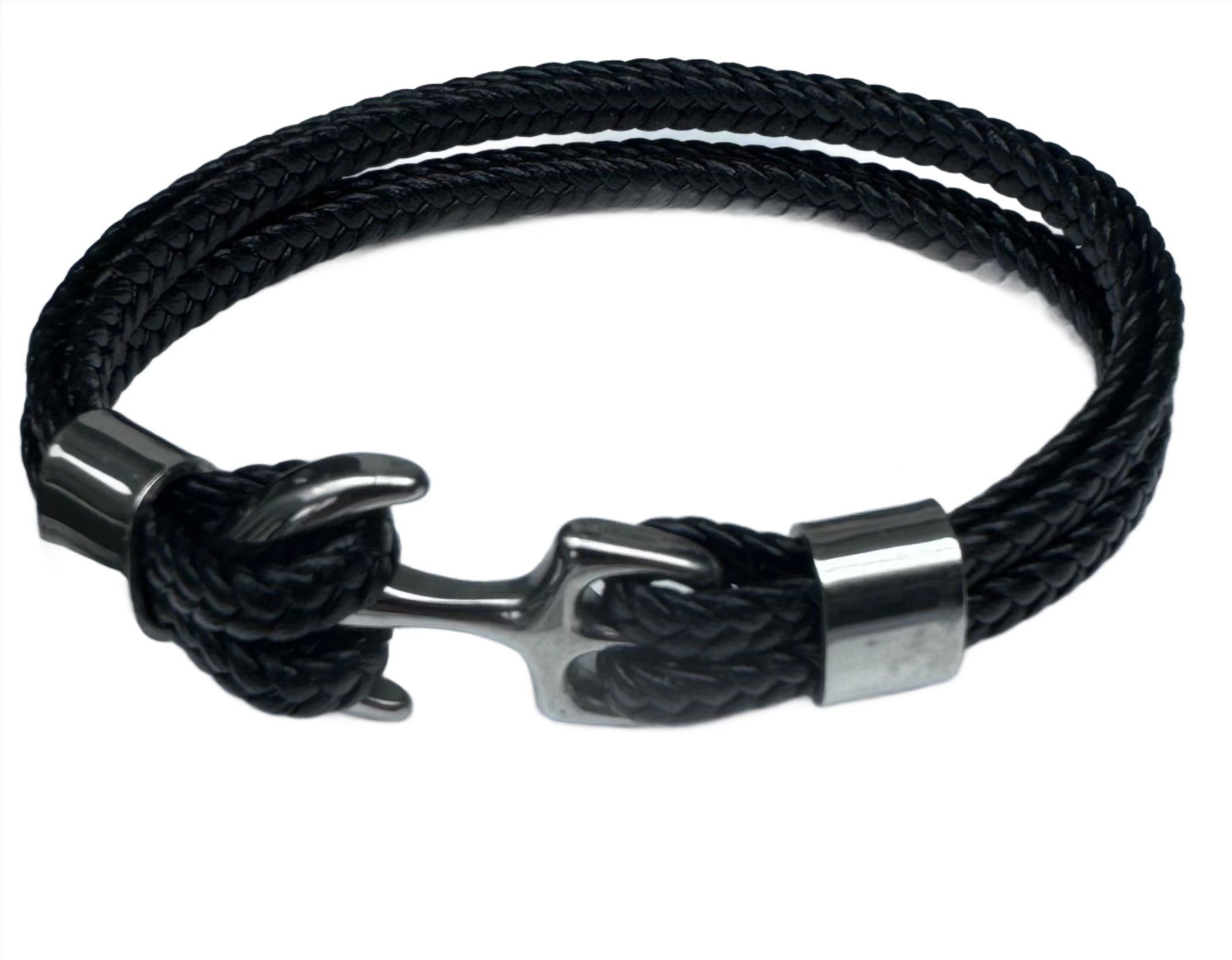 Mens Italian Leather Bracelet