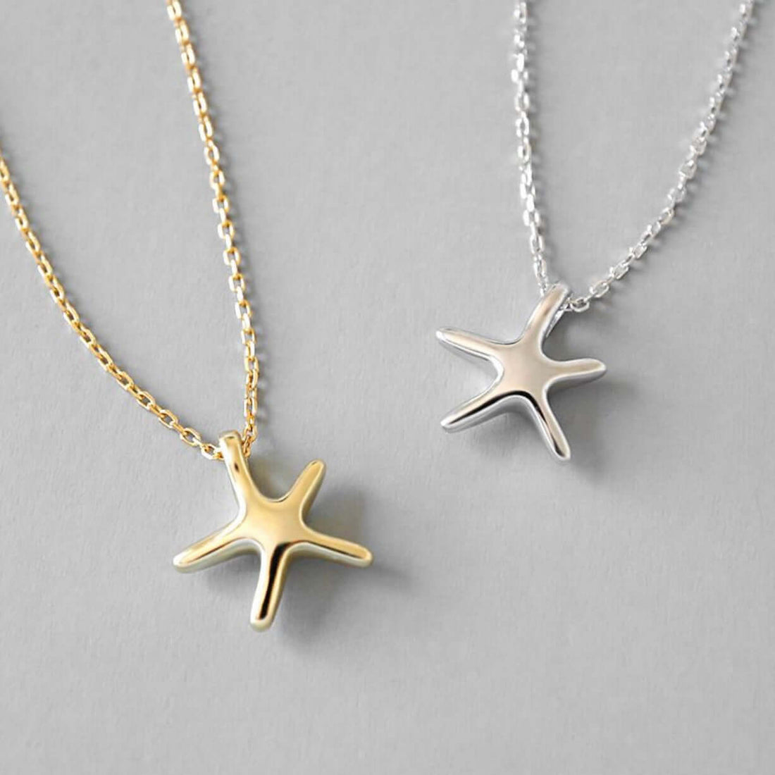 Gold Starfish Necklace