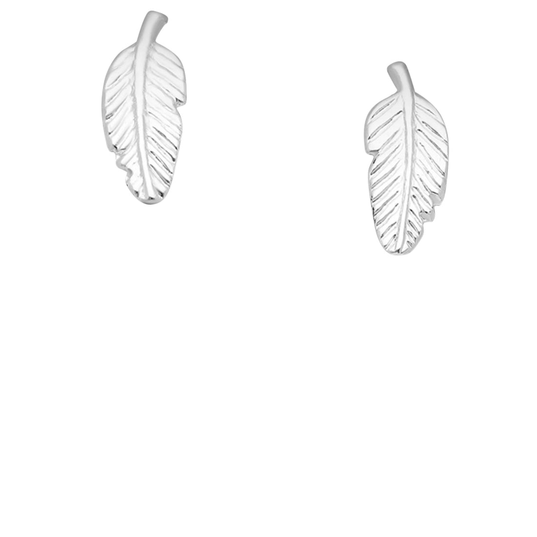 Adia Sterling Silver &amp; Gold Leaf Earrings - 925