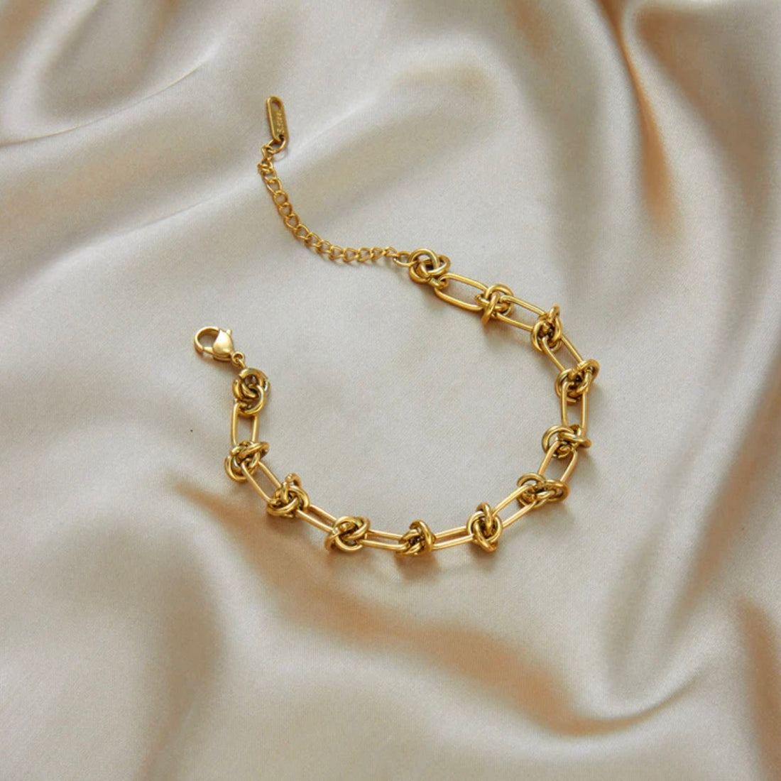 Stainless Steel Waterproof Chunky link bracelet in Silver or Gold Plate