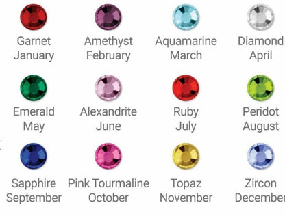 Birthstone Crystal Chart